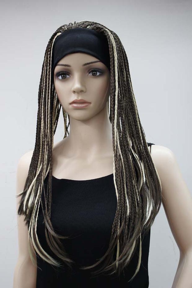 Wig Female African Dirty Braid Gradient Hip Hop Net Red Europe And America