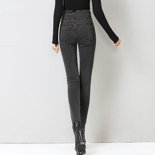 Oversized high-rise jeans