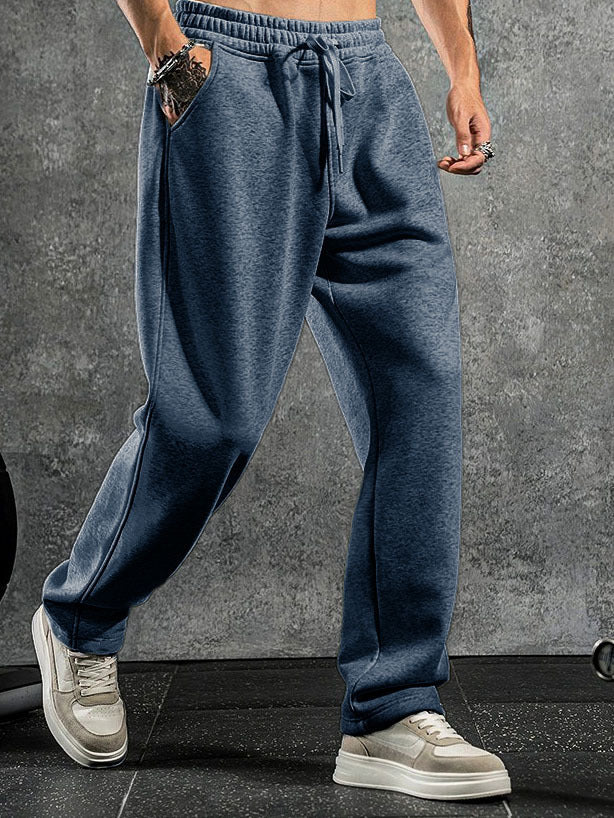 Men's European And American Solid Color Casual Pants