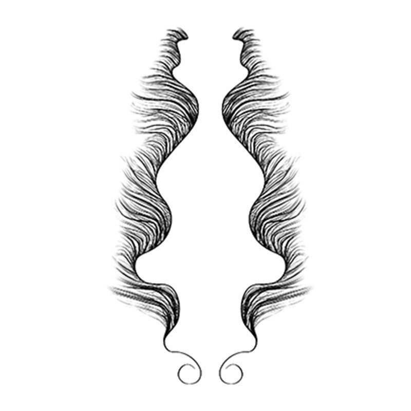 Bangs Sideburns Bangs Wig Stickers Stage Makeup Party Styling Stickers