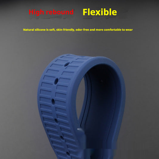 Sports Series Watch Waterproof Concave Silicone Black Watch Accessories Men