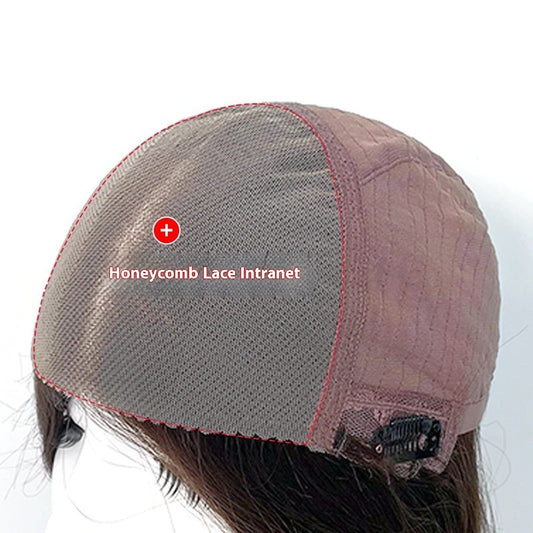 Wig Sheath Women's Short Roll Breathable Natural