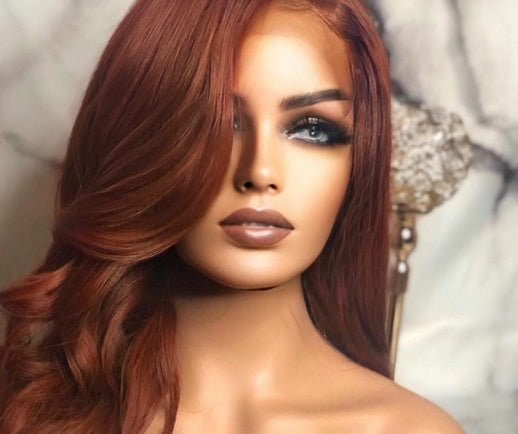 Mid-point Mixed Color Long Curly Hair, High Temperature Silk Wig Manufacturers Wholesale