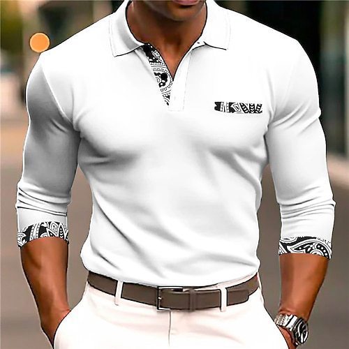 Men's Long Sleeve Button Sweatshirt