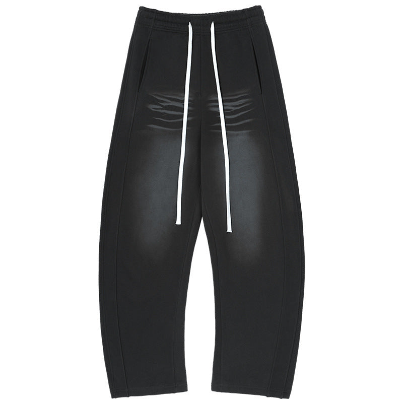 Men's Retro Distressed Machete Sweatpants Loose Casual Pants