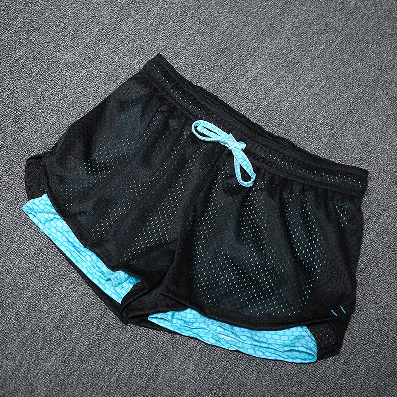 Mesh track shorts