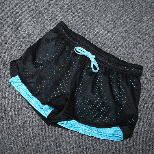 Mesh track shorts
