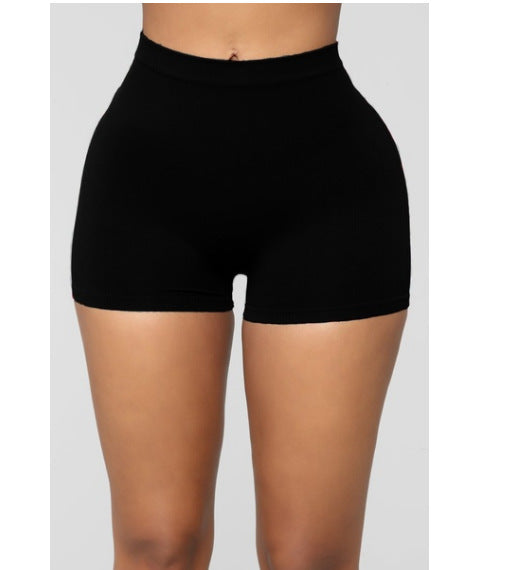 Tight high waist stretch shorts