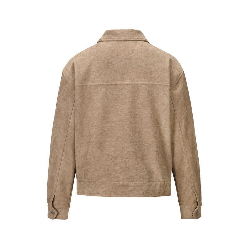 Thickened Zipper Big Pocket Jacket Coat