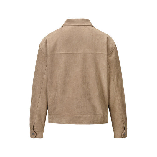 Thickened Zipper Big Pocket Jacket Coat