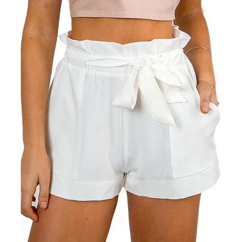 Wide-leg shorts with fungus