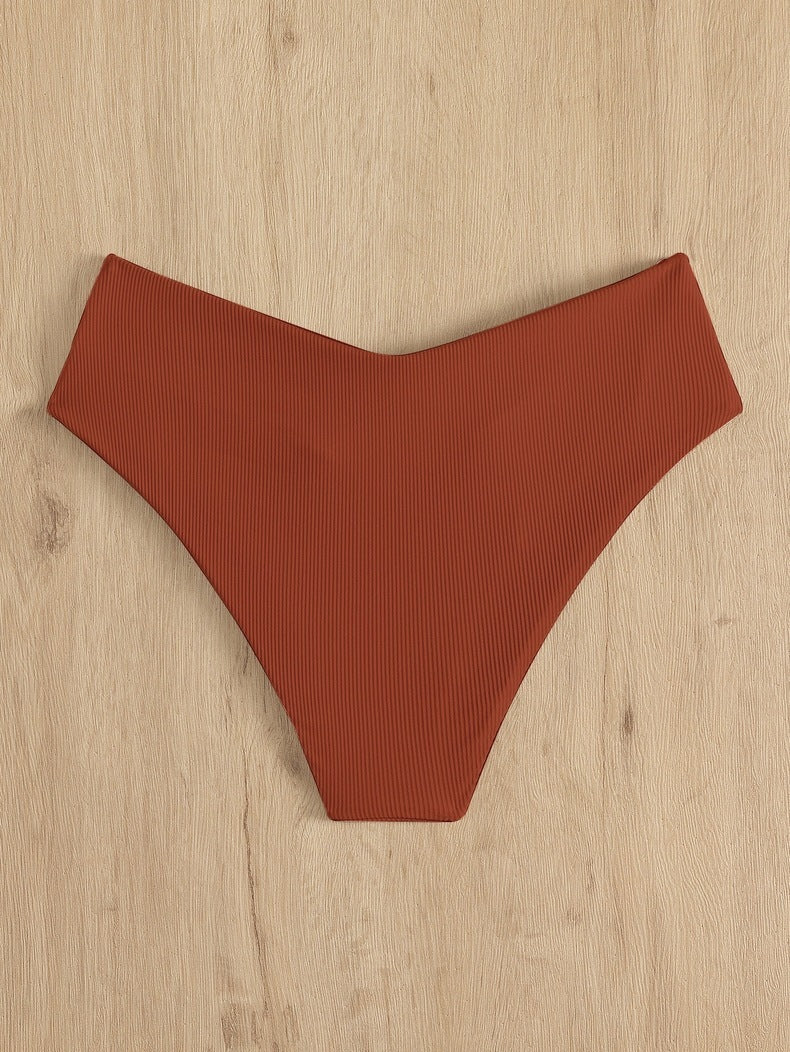 Solid Color Multicolor Pleating Personalized Swimming Trunks