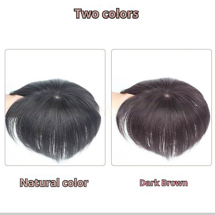 Wig Set Women With White Hair On The Head