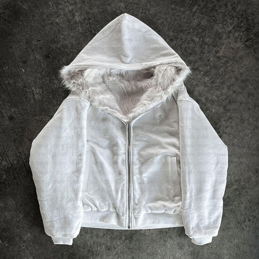 Casual Simple Warm Baggy Coat Men And Women