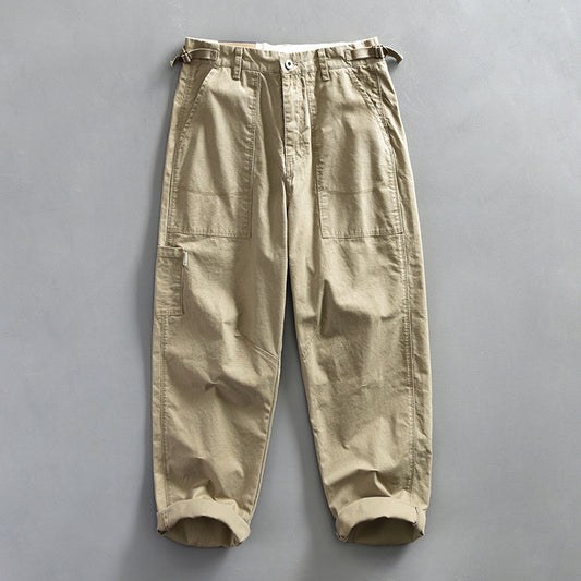 Spring And Autumn Fashion Trendy Young Men Workwear Casual Pants
