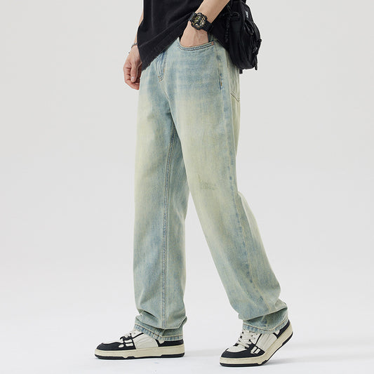Plus Size Men's Summer New Thin Type Jeans