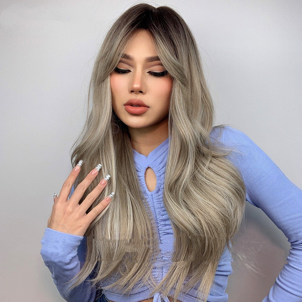 Fluffy Fashionable High-temperature Silk Wig