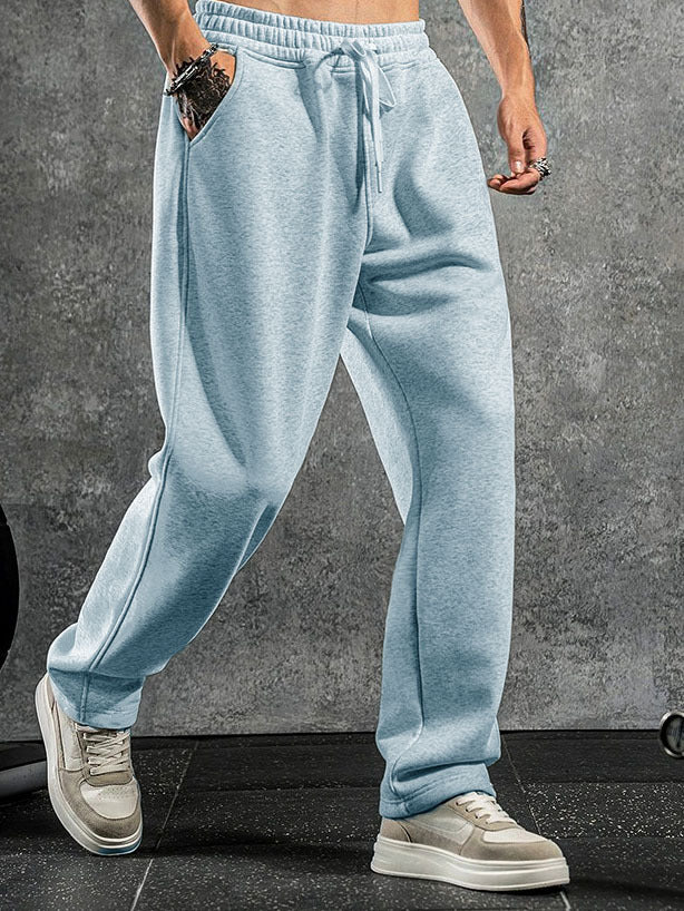 Men's European And American Solid Color Casual Pants