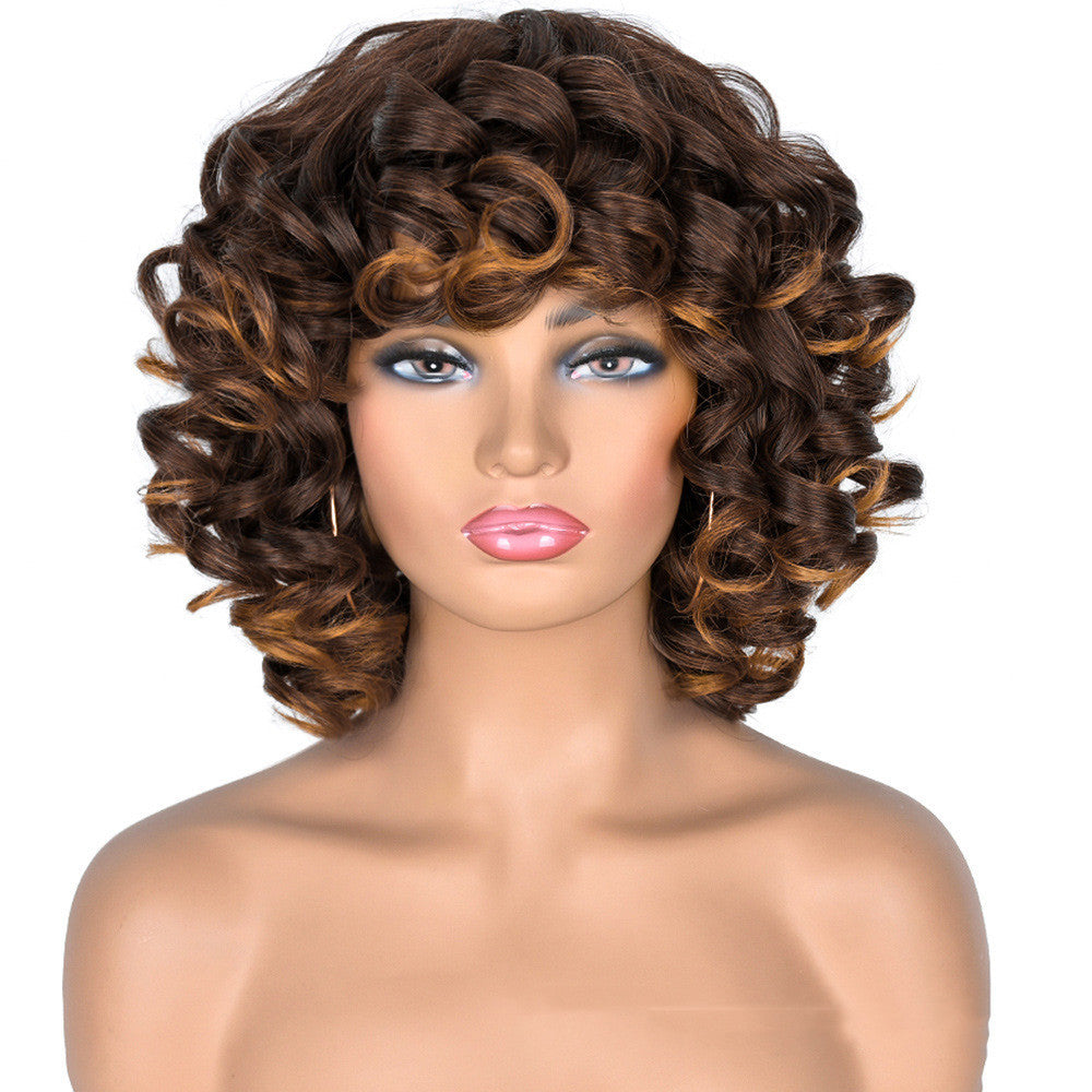 Women's Gradient Roman Volume Full Head Cover Wig