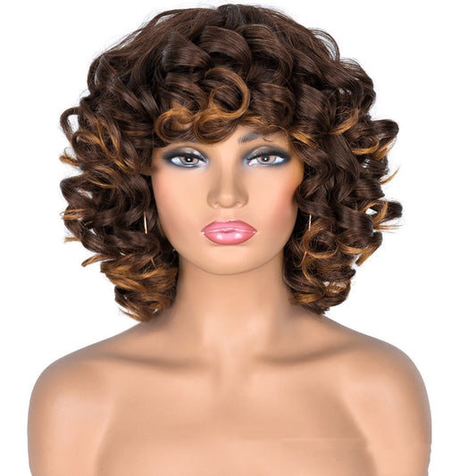 Women's Gradient Roman Volume Full Head Cover Wig