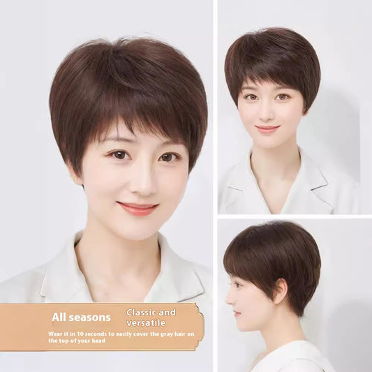 Women's Short Wig Natural Breathable
