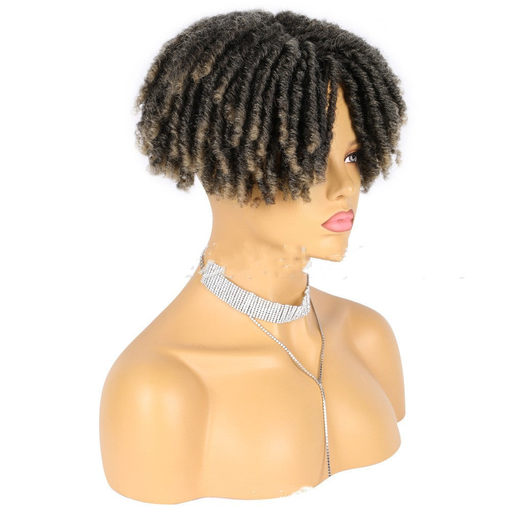 Hollow Chemical Fiber Dreadlocks Hair Block Wig