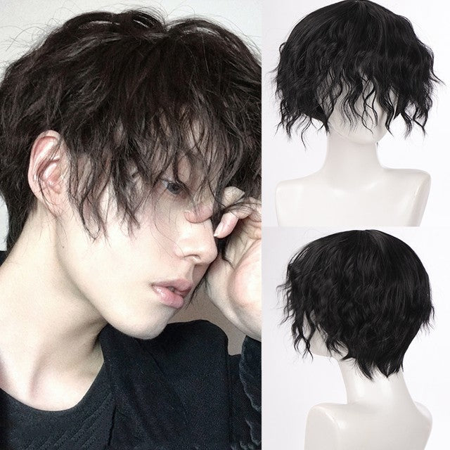 Men's Fluffy Handsome Fake Hair