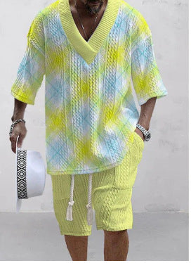Men's Fashionable Jacquard Suit