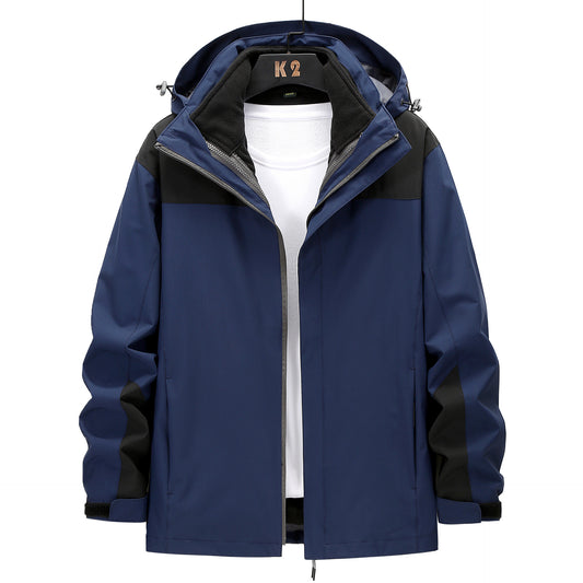 Waterproof Three-in-one Warm Workwear Embroidery