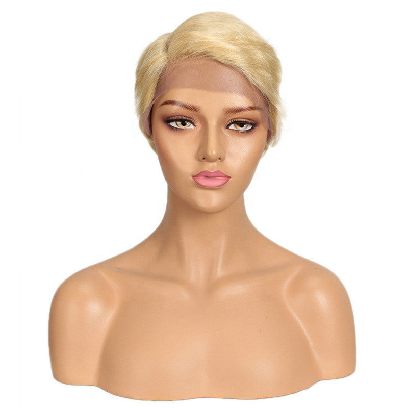 European And American Short Real Hair Headgear