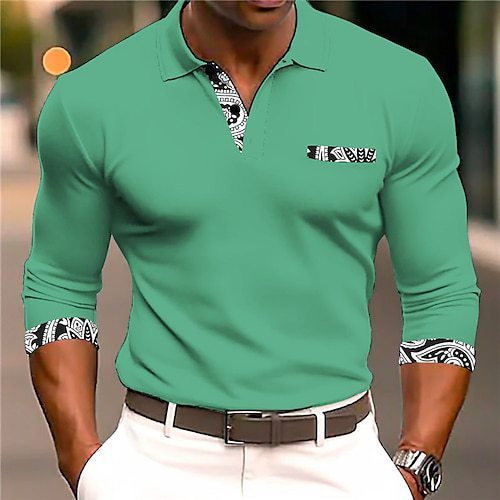 Men's Long Sleeve Button Sweatshirt
