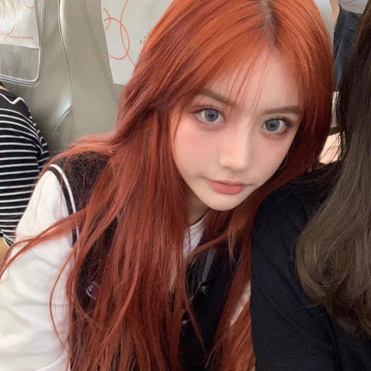 Wig Female Long Hair Lolita Straight Hair Natural Fluffy Water Ripples
