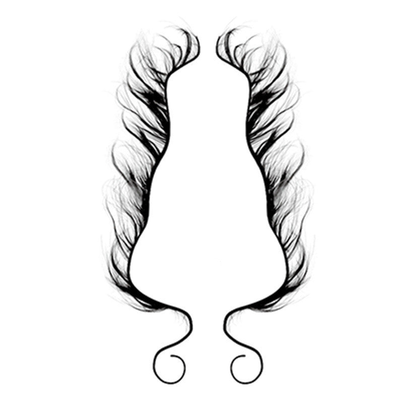 Bangs Sideburns Bangs Wig Stickers Stage Makeup Party Styling Stickers