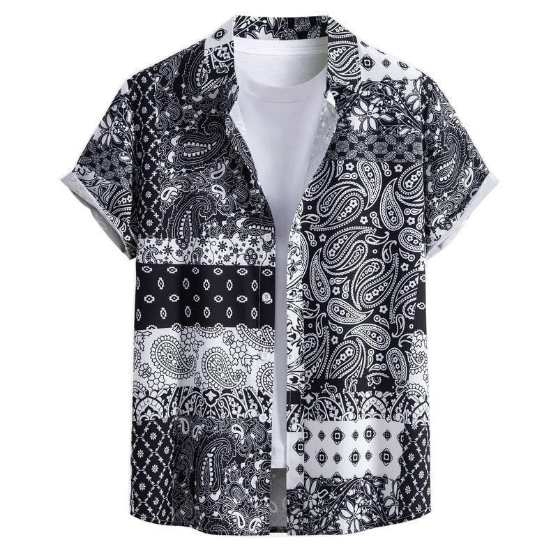 Men's Versatile Trendy Hawaiian Short Sleeve Shirt