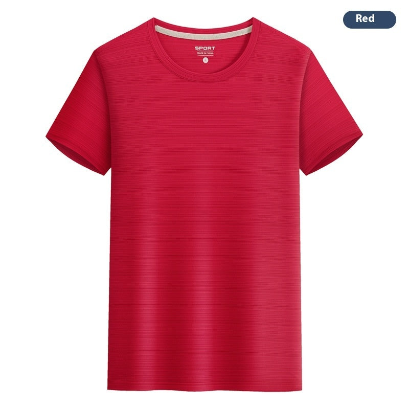Crystal Silk Round Neck Quick-drying T-shirt