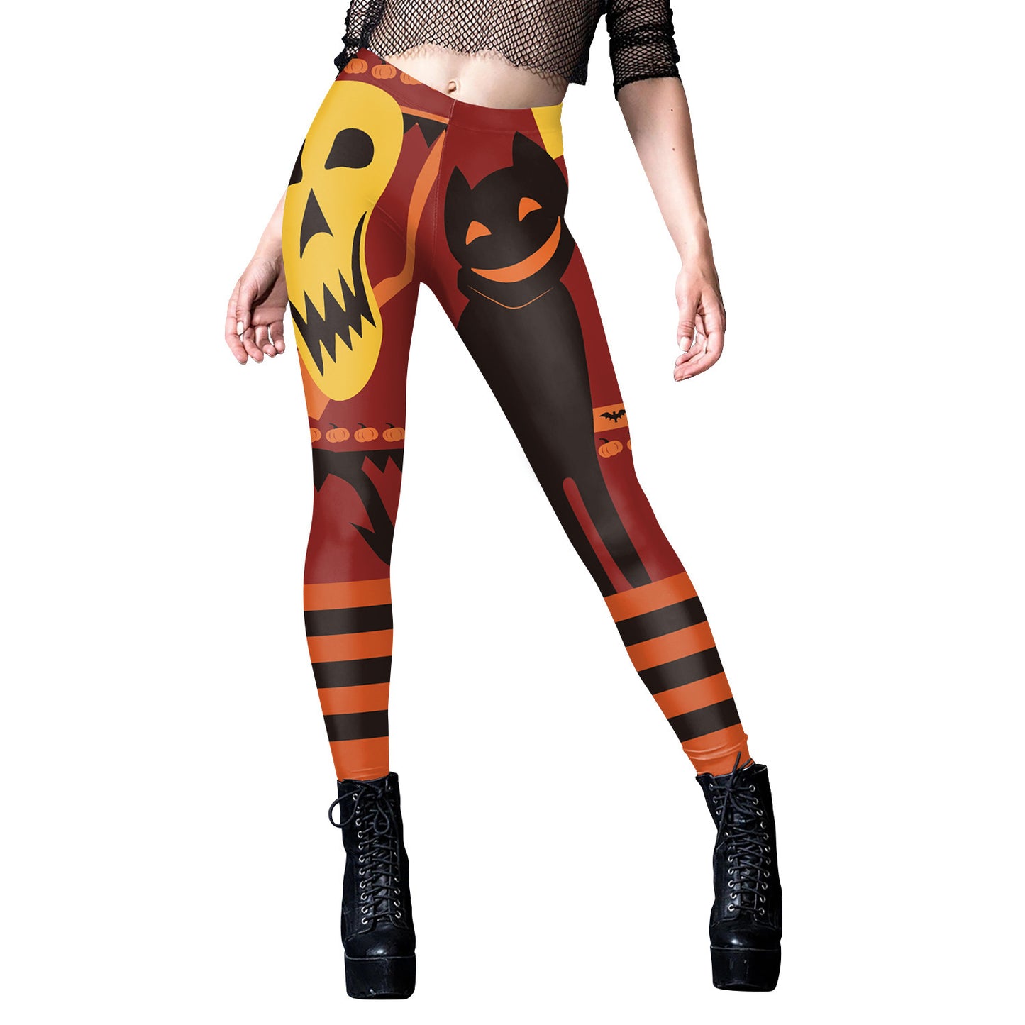 Digital Printing Stripe Ladies' Yoga Leggings