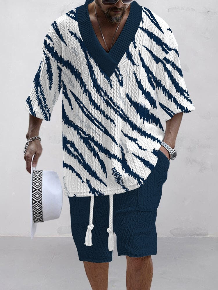 Men's Fashionable Jacquard Suit
