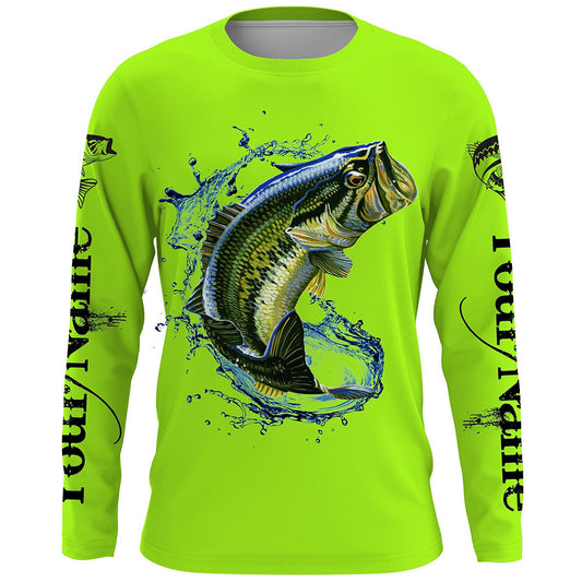 Men's Round Neck Pullover Fish Printed Long-sleeved Top