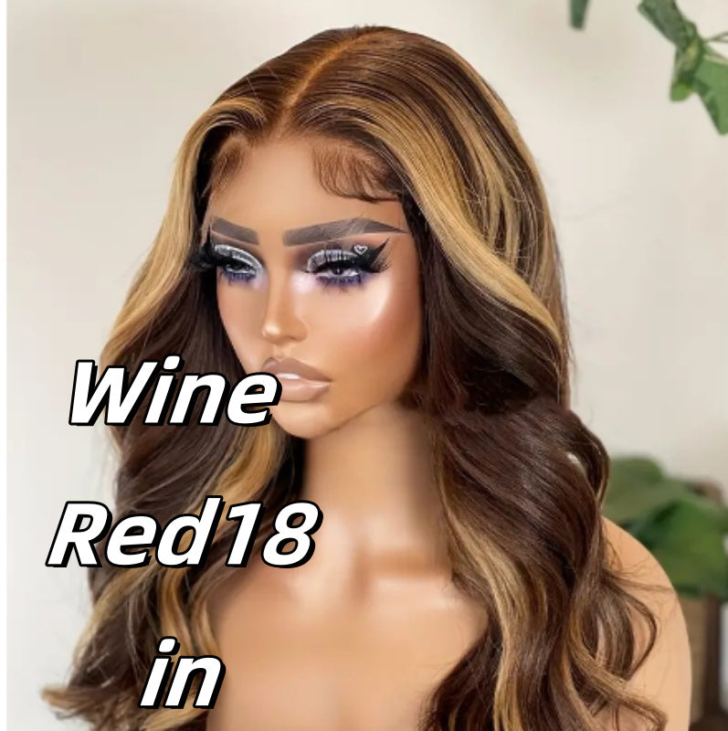 Foreign Trade Cross-border European And American Fashion Hot Front Lace Big Wave Curly Wig
