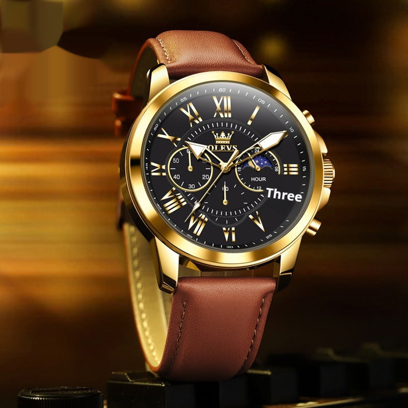 Multi-functional Sports Quartz Waterproof Men's Watch