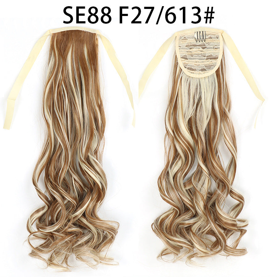 Bow Tie Strap Long Chemical Fiber High Temperature Silk Wig