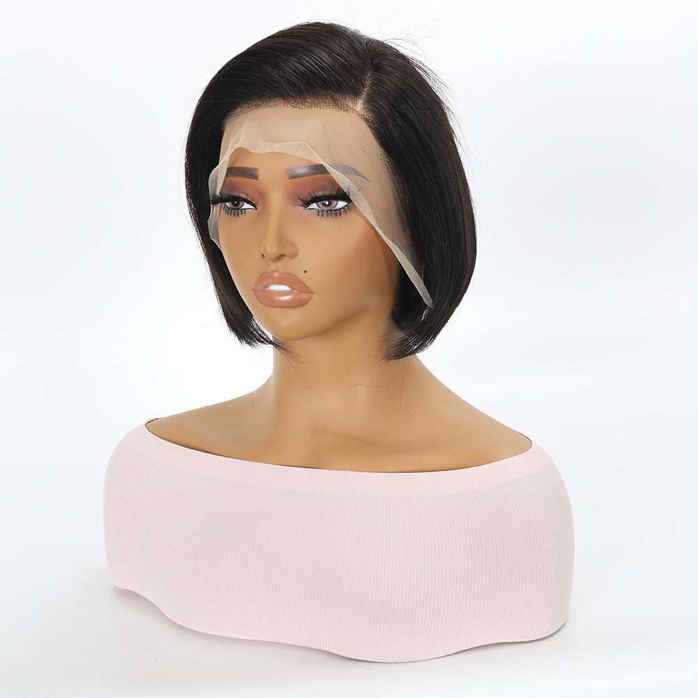 European And American Style Wig Front Lace Full Real Person