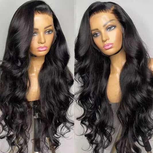European And American Ladies Long Roll High-temperature Fiber Chemical Fiber Wig