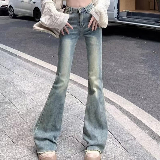Women's Straight Small Horseshoe Bootcut Pants