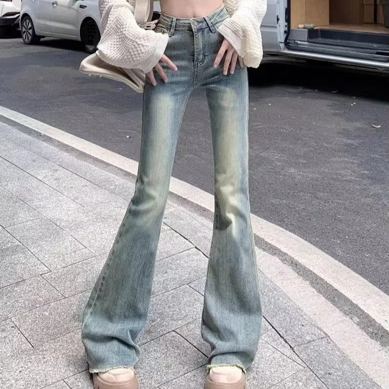 Women's Straight Small Horseshoe Bootcut Pants