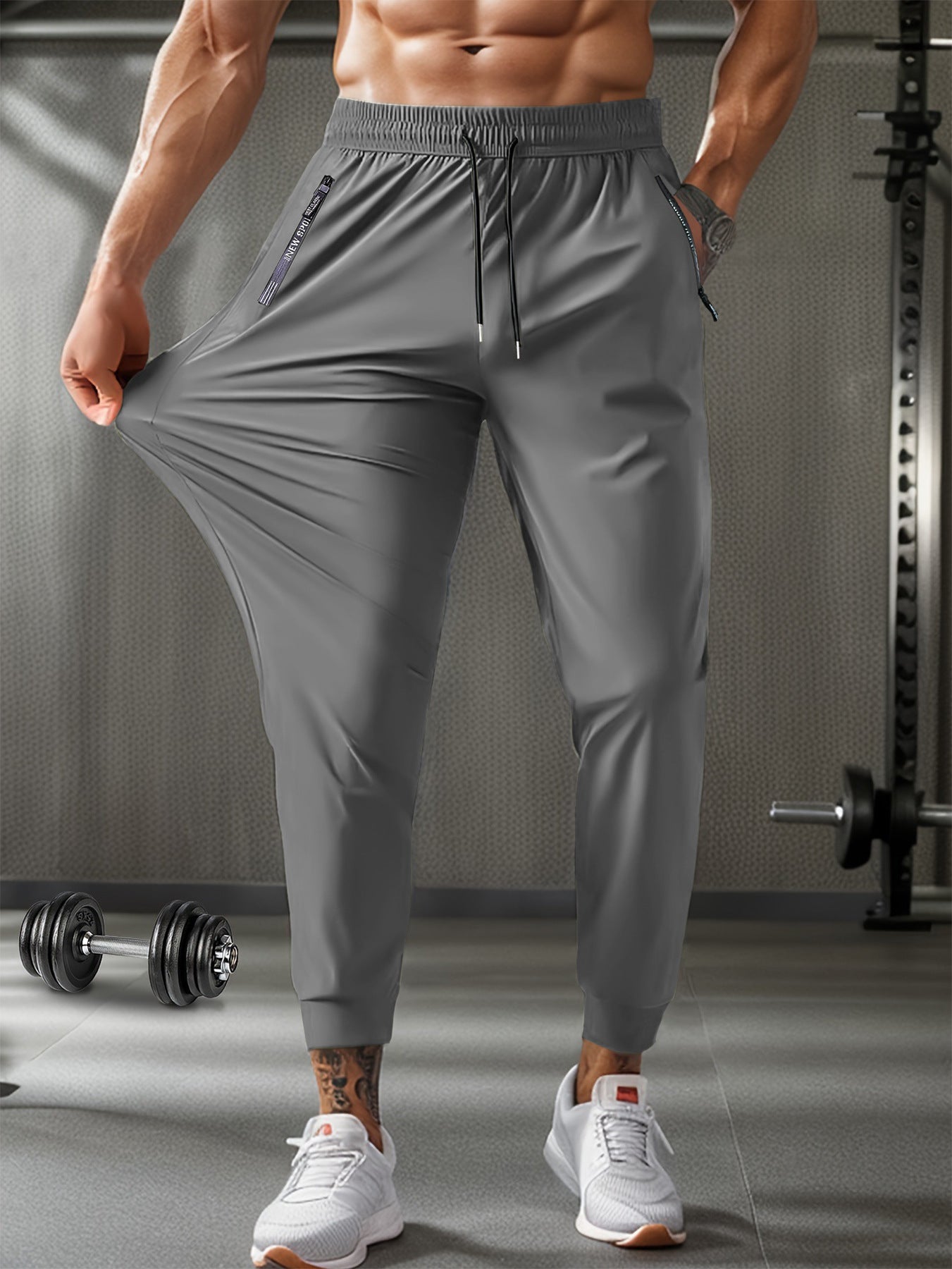 Men's Nylon Ice Silk Trousers Thin