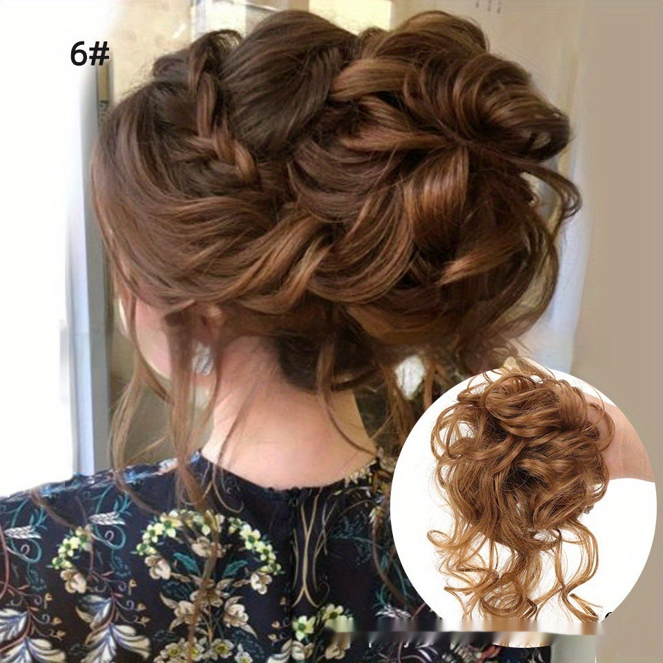 Ponytail Wig Female Short Hair Grip High Ponytail Natural & Fluffy Simulation