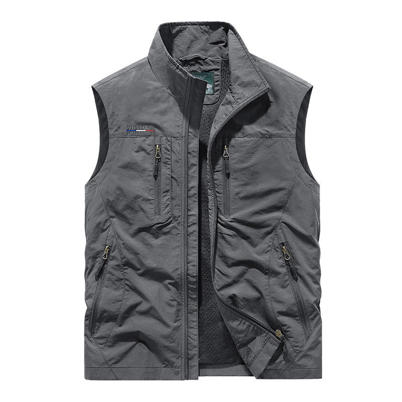 Men's Casual Thin Workwear Sleeveless Jacket