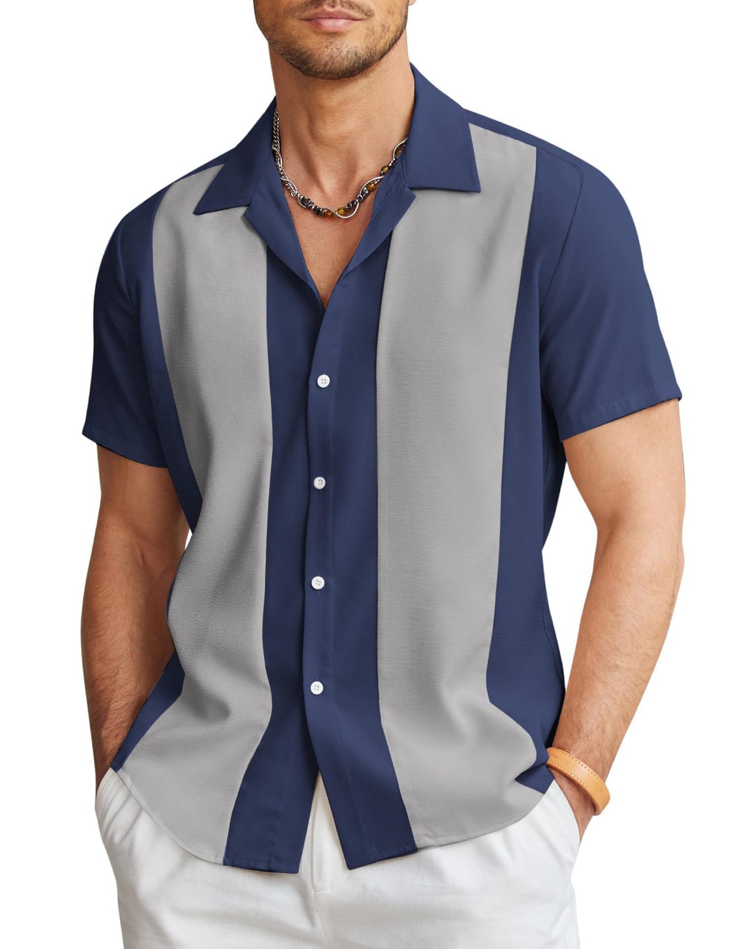 Men's Versatile Trendy Hawaiian Short Sleeve Shirt