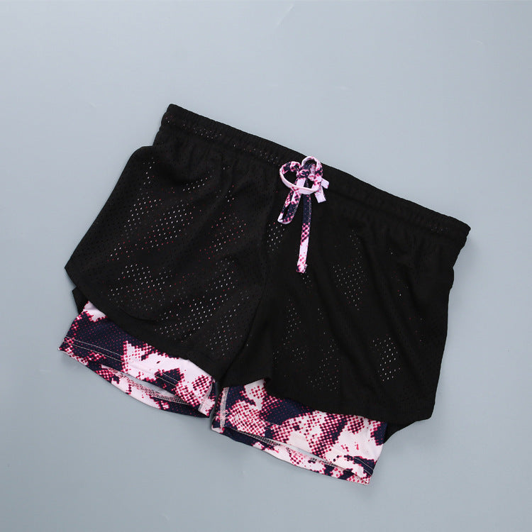 Mesh track shorts